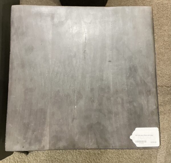 mid size grey prism end table