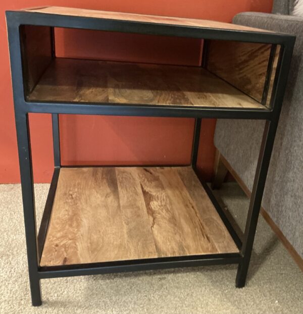 industrial end table