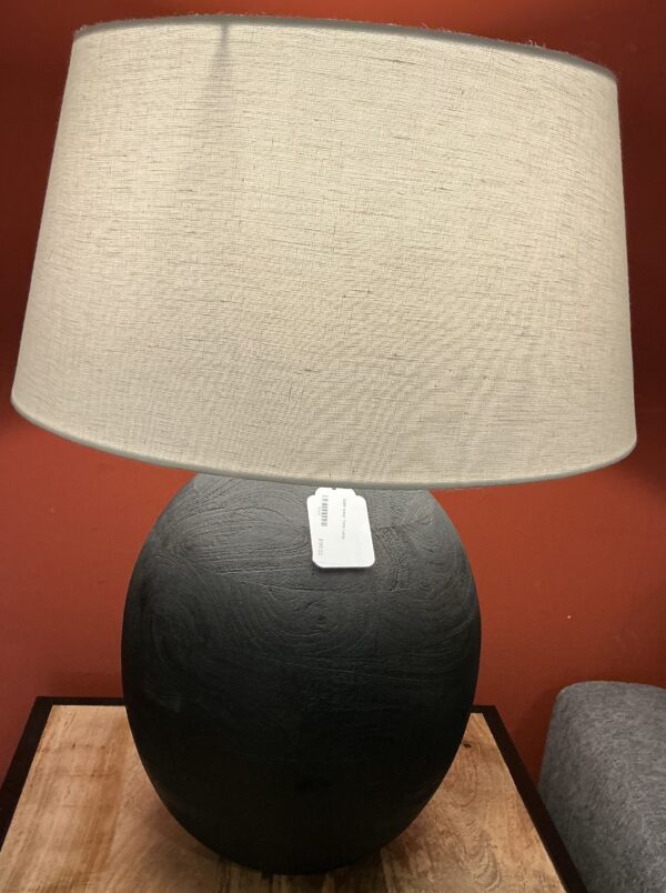 solid wood table lamp