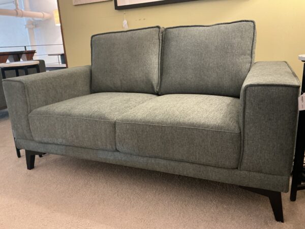 green mod loveseat