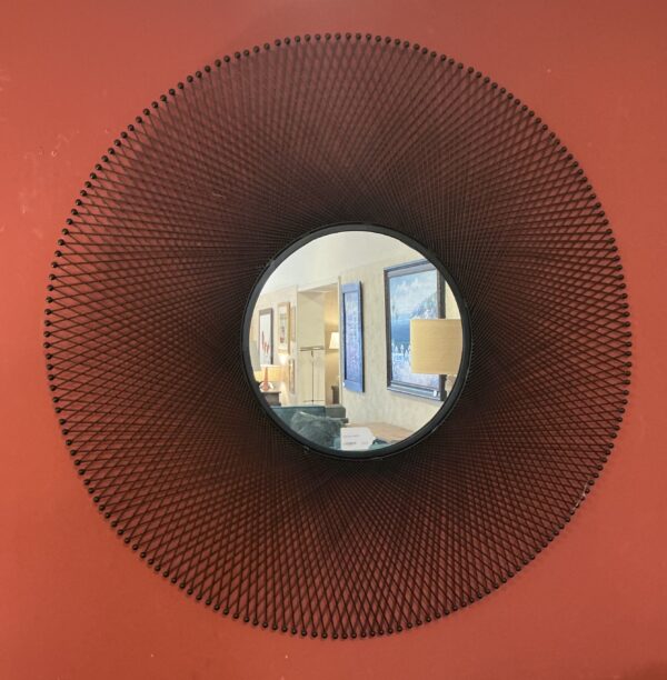 spiral wall mirror