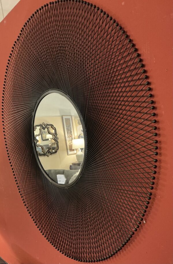 spiral wall mirror