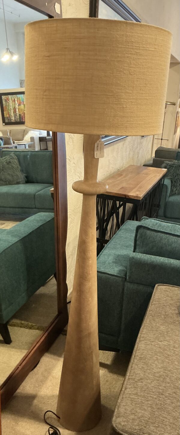 cortina natural floor lamp