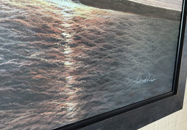 beach sunset painting