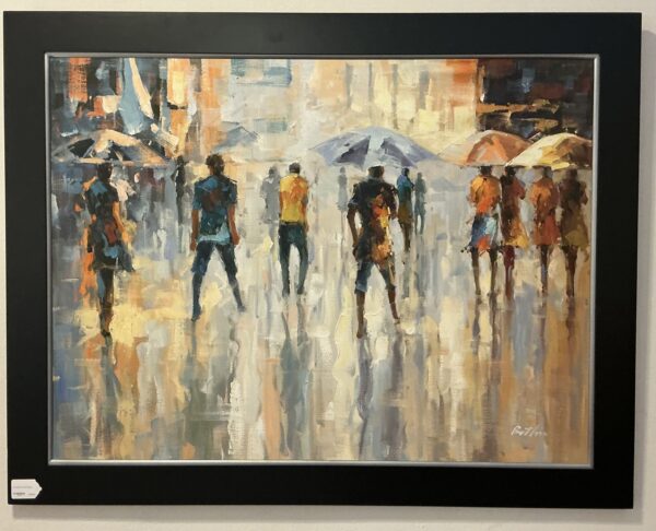 standing rain painting
