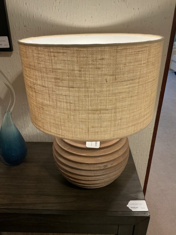 solid wood table lamp