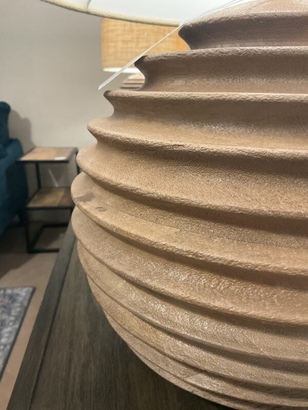 solid wood table lamp