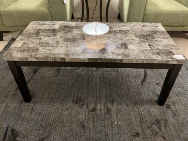 gry marble coffee table