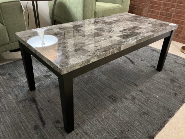 gry marble coffee table