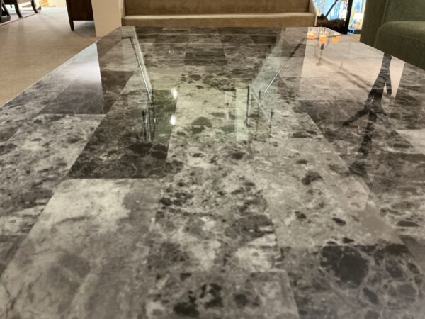gry marble coffee table