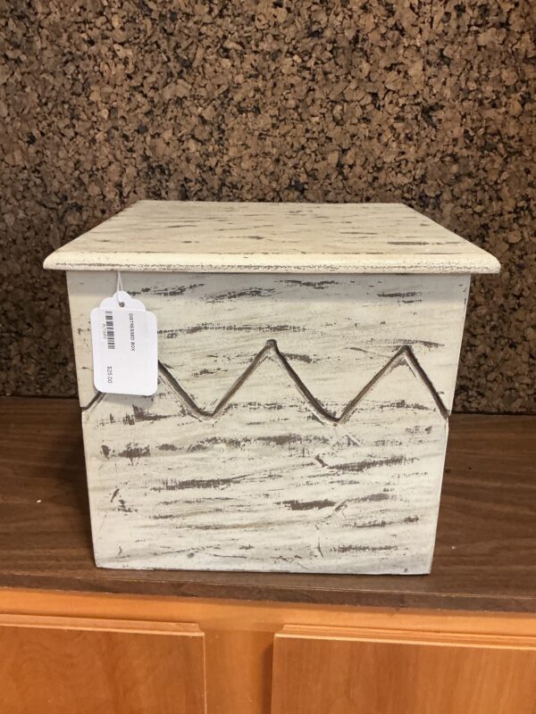 distressed box