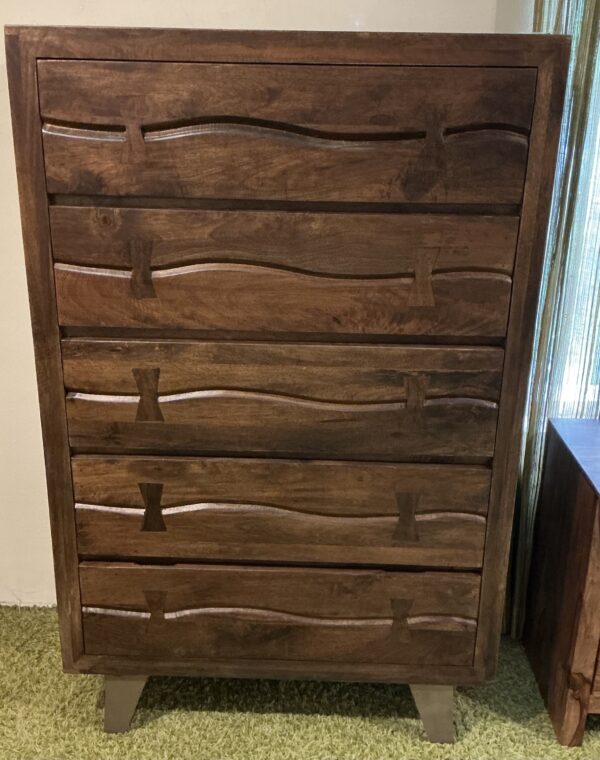 planck live edge chest of drawers