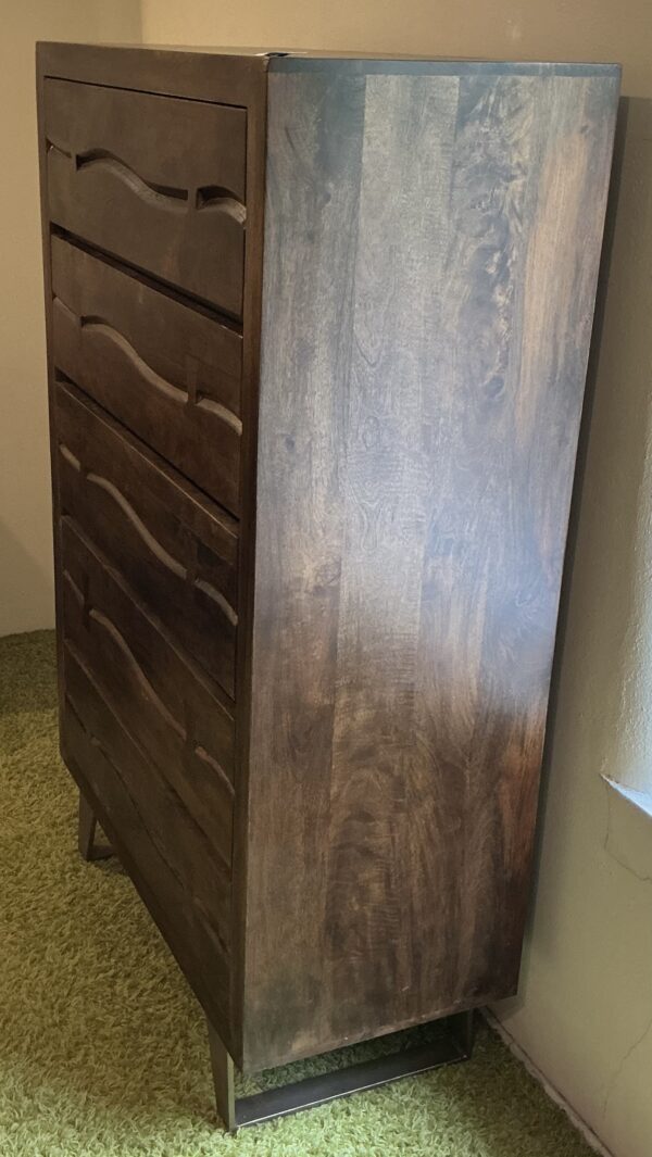 planck live edge chest of drawers