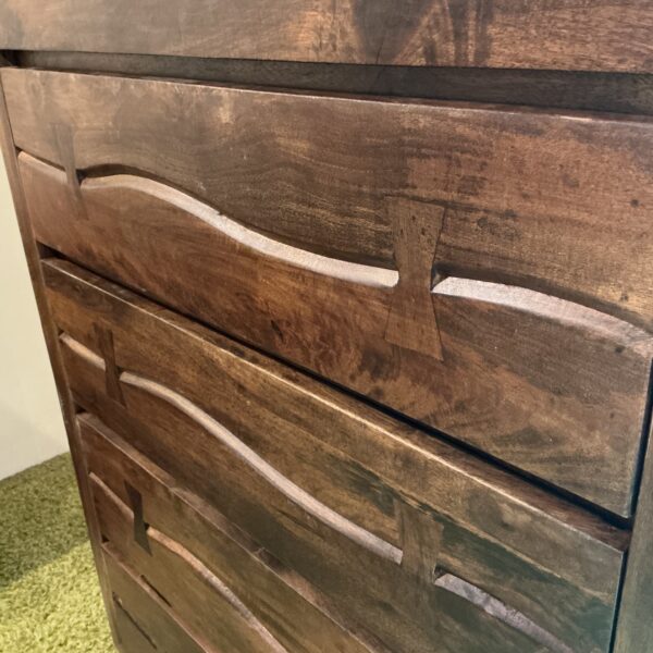 planck live edge chest of drawers