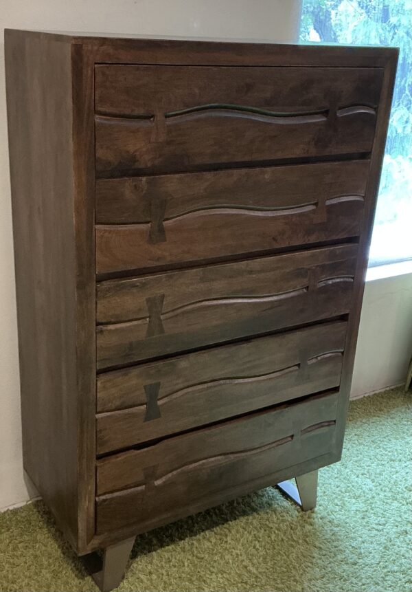 planck live edge chest of drawers