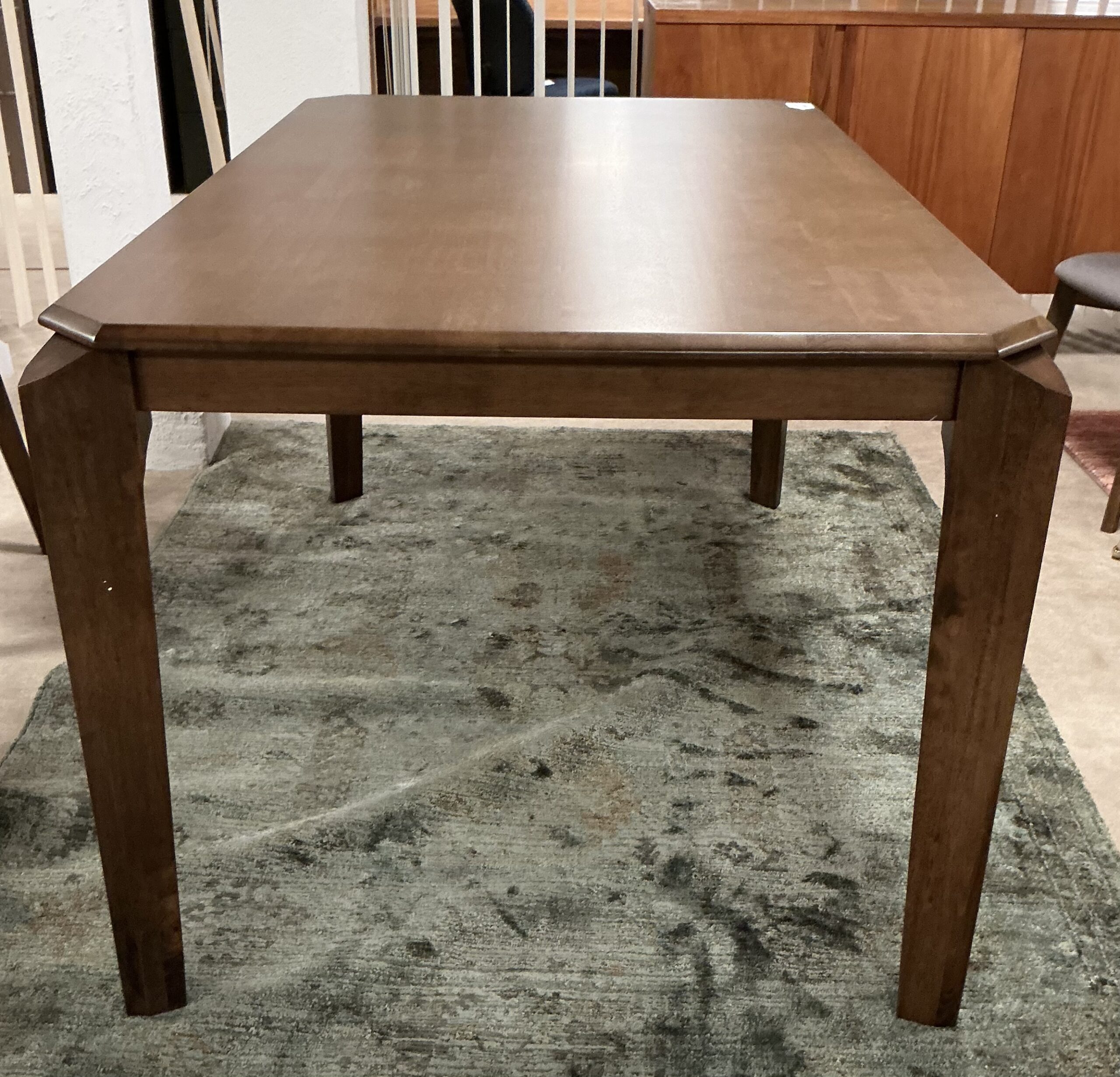 dark dining table