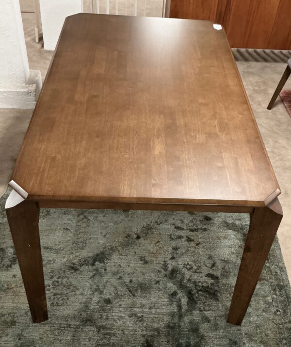 dark dining table