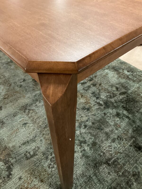 dark dining table
