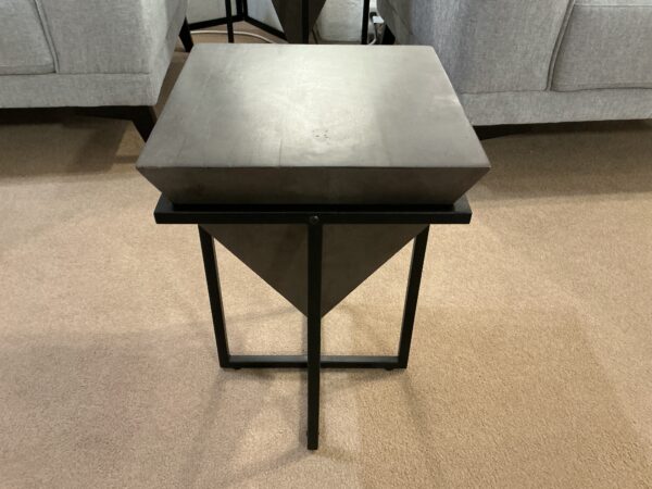 small grey prism table