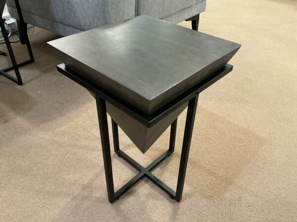 small grey prism table