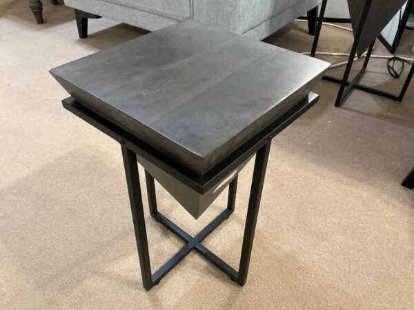 small grey prism table
