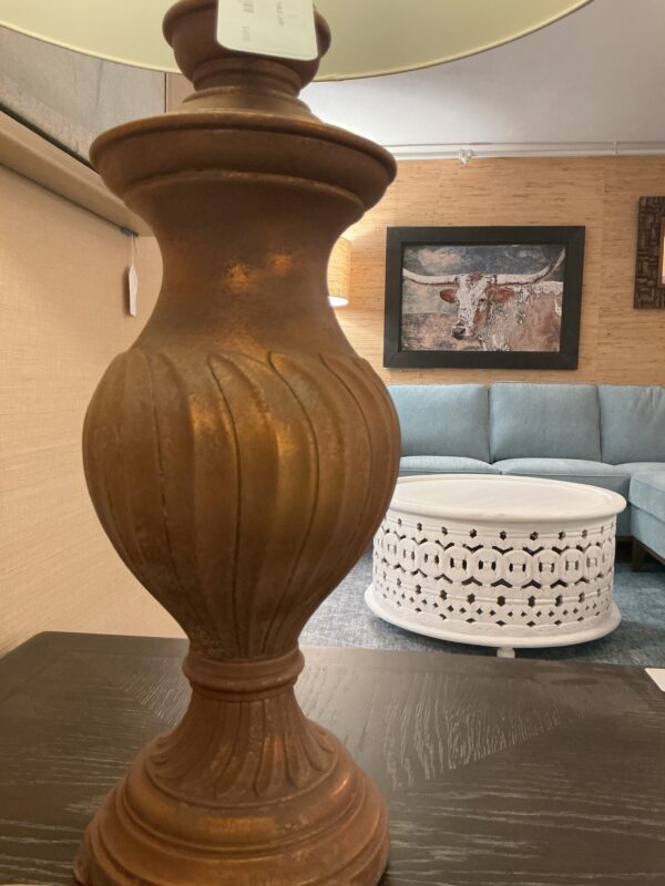 brass table lamp