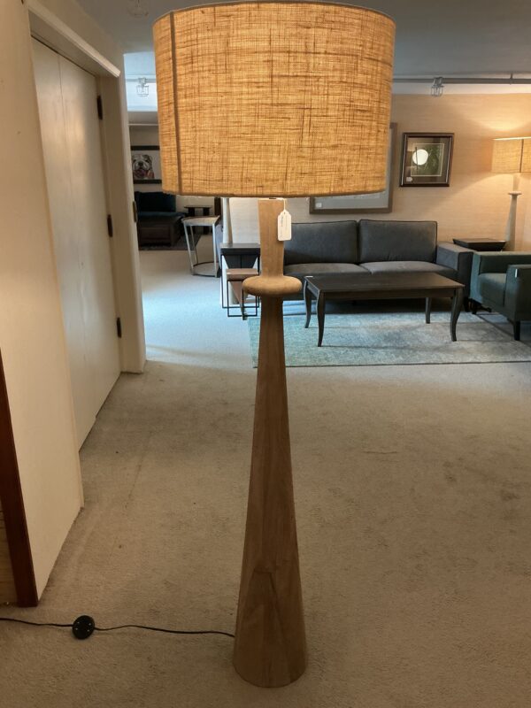 solid wood floor lamp