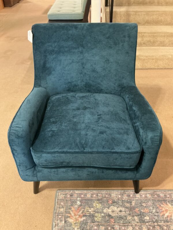 mod blue chair
