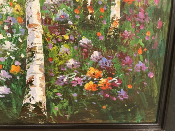 colorful meadow painting