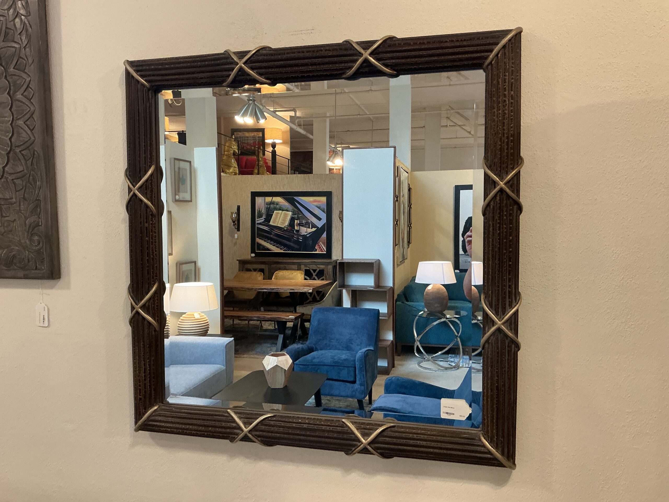 large wall mirror