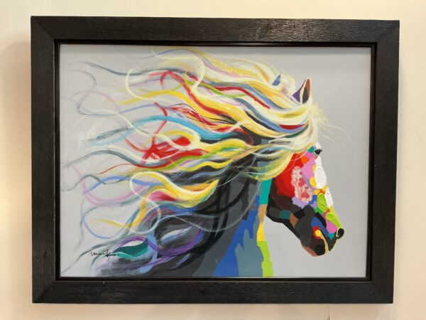 colorful horse painting