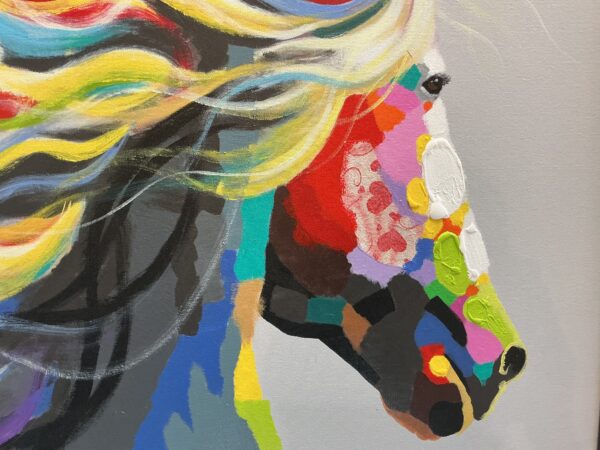 colorful horse painting