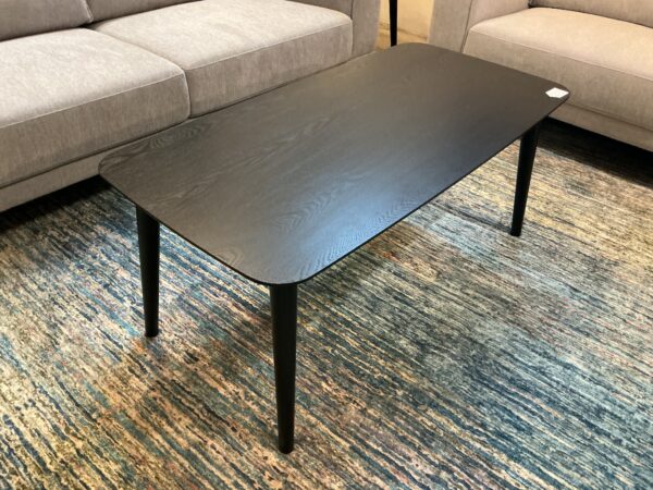 black mod coffee table