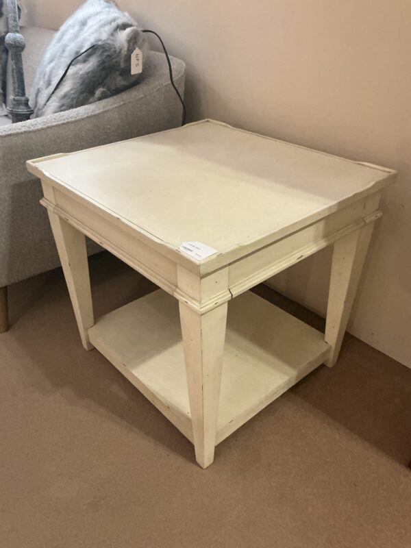 white end table