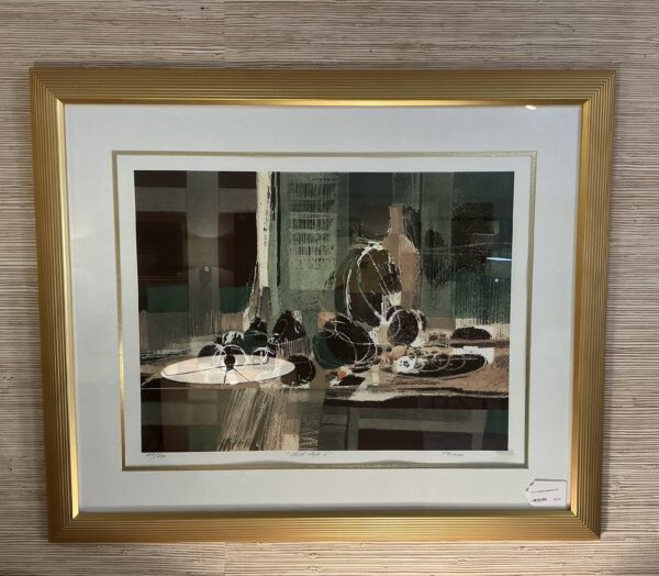 gold framed numbered art