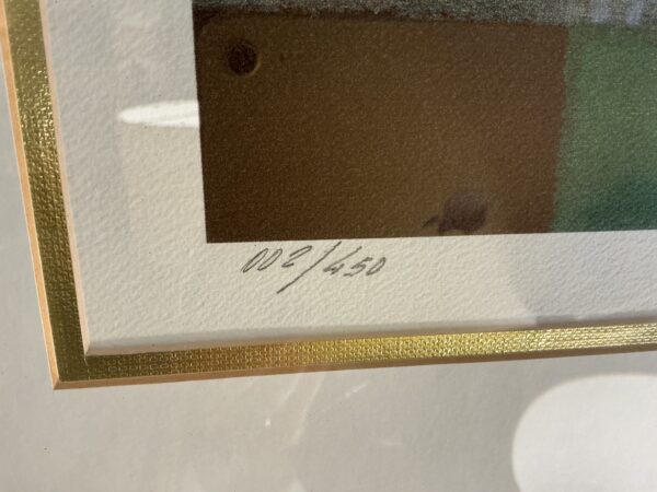 gold framed numbered art