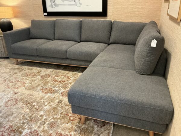 soft grey raf sectional