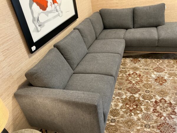soft grey raf sectional