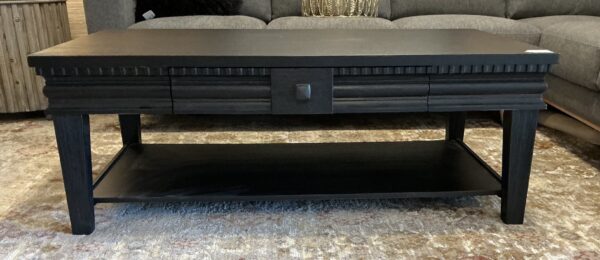dark rustic coffee table