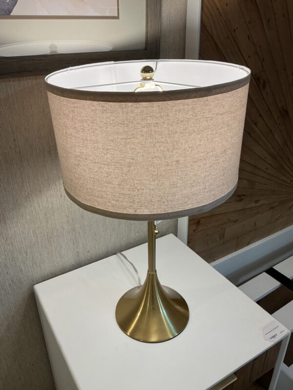 beige table lamp