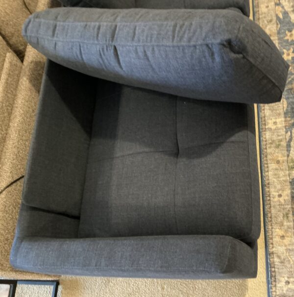 venice deep blue sofa