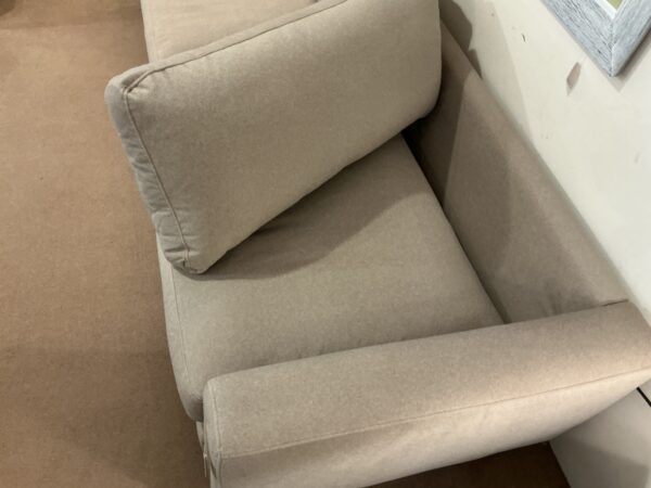 wood trim dune sofa