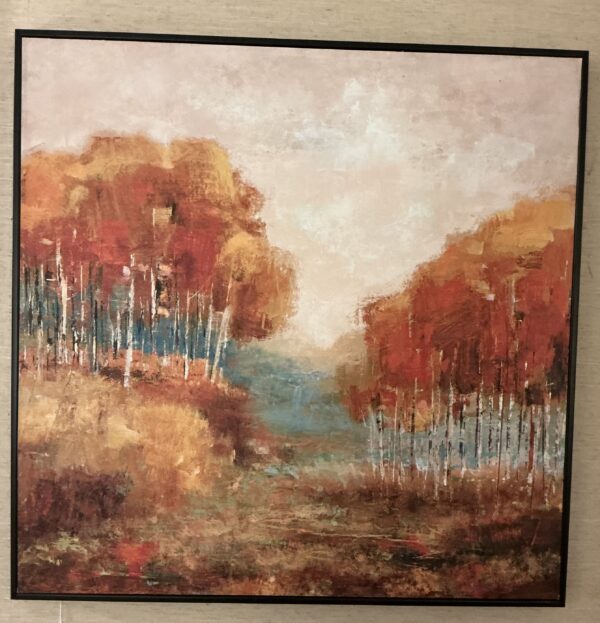 autumn tree wall painting