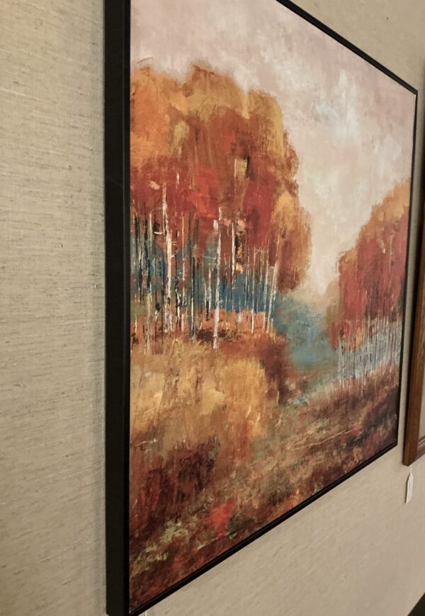 autumn tree wall painting
