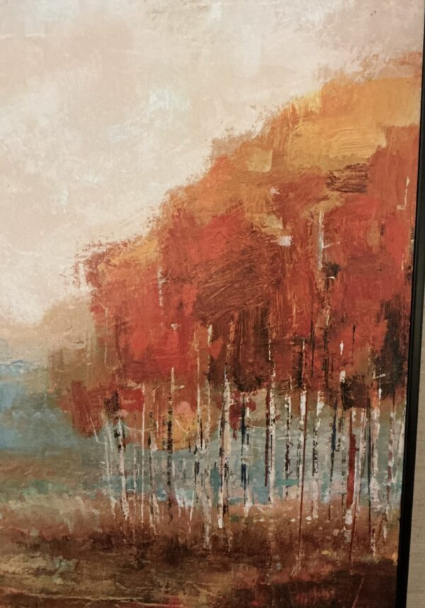 autumn tree wall painting