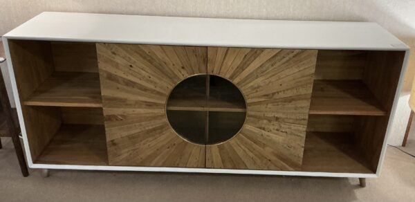 wood patterned front sideboard