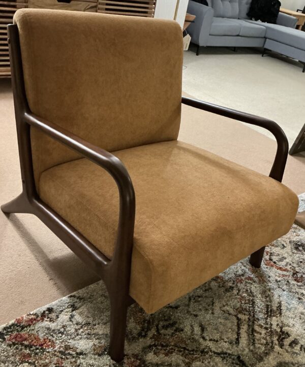 golden accent chair