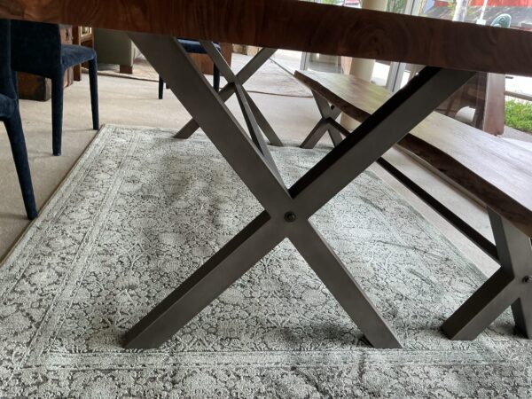 live edge 98” dining table