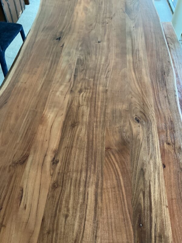 live edge 98” dining table