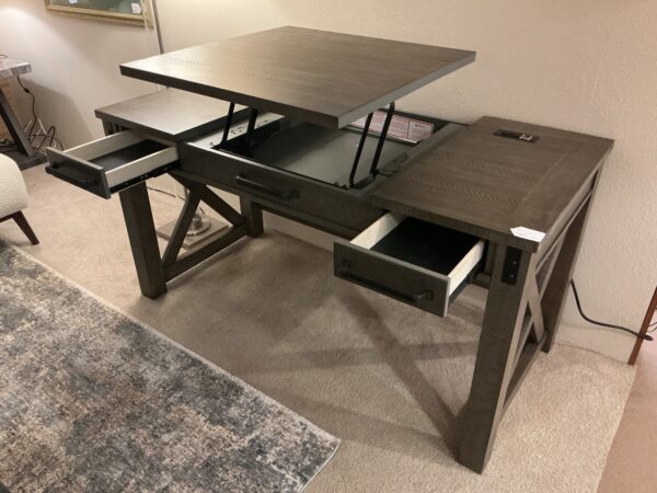 gry lift top desk